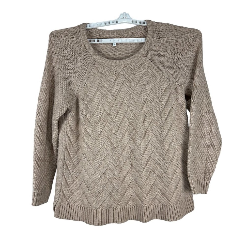 Sonoma Women's Knit Chevron Pattern Crew Neck Sweater Size 1X